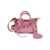 Balenciaga Balenciaga Le Cagole Small Leather Shoulder Bag PINK