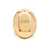 Alexander McQueen ALEXANDER MCQUEEN Stone logo ring Golden