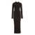 Balenciaga BALENCIAGA SPIRAL KNITTED DRESS black