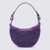Versace Versace Dark Purple Leather Repeat Shoulder Bag DARK ORCHID