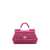 Dolce & Gabbana DOLCE & GABBANA Sicily strass-embellished small handbag FUCHSIA