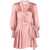 ZIMMERMANN Zimmermann Silk Wrap Mini Dress PINK