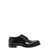 Dolce & Gabbana Black Derby Shoes with Branded Outsole in Polished Leather Woman Black