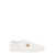 Dolce & Gabbana 'Portofino' White Monocrom Low Top Sneakers with Logo Plaque in Leather Man White