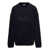 ERL Blsck Crewneck Sweatshirt With Venice Print In Cotton Black