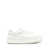 Jil Sander White Low-Top Sneakers with Platform and Tonal Heel Tab in Leather Man White