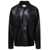 Nanushka 'Duco' Black Jacket with Cuban Collar in Faux Leather Woman Black