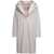 Herno Beige Padded Single-Breasted Coat in Wool Blend Woman Beige