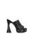 Gucci Gucci Slider Leather Platform Sandals black