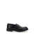 Doucal's 'Adler' Black Slip-On Loafers In Smooth Leather Man Black