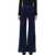 AMI Paris Flare fit trousers Blue