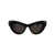 Balenciaga Balenciaga Sunglasses 001 BLACK BLACK GREY