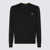 Fred Perry Fred Perry Black Cotton-Wool Blend Jumper Black