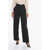 Jil Sander Virgin Wool Trousers With Buckle Detail Black