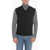 CORNELIANI V Neck Virgin Wool Vest Black