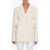 Jil Sander Bouclé Wool Blazer With Double Breast White