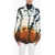 Jil Sander Wool Shirt With Abstract Pattern Multicolor