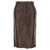 Lanvin Lanvin Leather Skirt BROWN