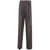 SPORTMAX SPORTMAX HAPPY TROUSERS WITH DOUBLE PENCES CLOTHING Brown