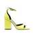 Paris Texas Paris Texas Fiona Leather Heel Sandals GREEN