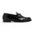 Versace Versace Loafers T.25 Calf Leather Shoes Black