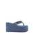 COPERNI Coperni 'Branded Wedge' Sandals BLUE