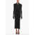 Balenciaga Asymmetric Maxi Dress With Gloves Black