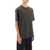Lanvin Oversize T-Shirt With Logo Lettering LODEN