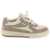 Palm Angels University Sneakers WHITE CAMEL