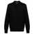Michael Kors MICHAEL KORS CORE MERINO LONG SLEEVES POLO CLOTHING Black