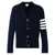 Thom Browne THOM BROWNE 4Bar cashmere cardigan BLUE