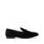 Versace VERSACE Medusa detail velvet loafers Black