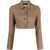 MARINE SERRE Marine Serre Moon Diamant Jacquard Jacket Beige