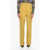 Jil Sander Front-Pleated Trousers With Buckle Detail Yellow
