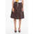 Jil Sander Padded Skirt With Drawstring Brown
