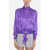 forte_forte Silk-Satin Victoria Blouse With Self-Tie Detail Violet