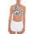 Stella McCartney All-Over Logo Bikini Top Black & White