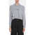 Alexander Wang Crew Neck Front Knotted Sweater Gray