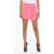 THE ATTICO Wrap-Around Miniskirt With Laces Detail Pink