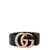 Gucci Gucci Gg Buckle Leather Belt Black