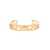 Versace Squared Greca Rigid Gold colored Metal  Bracelet Versace Woman GREY