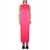 Versace VERSACE LONG DRESS WITH RING NECKLINE FUCHSIA