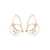 PANCONESI 'Constellation' Gold-Colored Multi Hoops Earrings in Sterling Silver Woman GREY