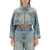 Palm Angels PALM ANGELS CROPPED FIT JACKET BABY BLUE