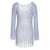 RABANNE Rabanne Acrylic Knit Dress BLUE