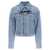 JW Anderson JW Anderson 'Padlock Strap Trucker' Jacket BLUE