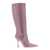 LEONIE HANNE X LIU JO LEONIE HANNE X LIU JO HIGH BOOT WITH RHINESTONES LILAC