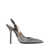 Versace VERSACE SLING BACK CALF LEATHER SHOES GREY
