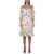 LOVE Moschino BOUTIQUE MOSCHINO DRESS WITH FLORAL PATTERN MULTICOLOUR