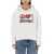MOSCHINO JEANS MOSCHINO JEANS PEACE & LOVE HOODIE MULTICOLOUR